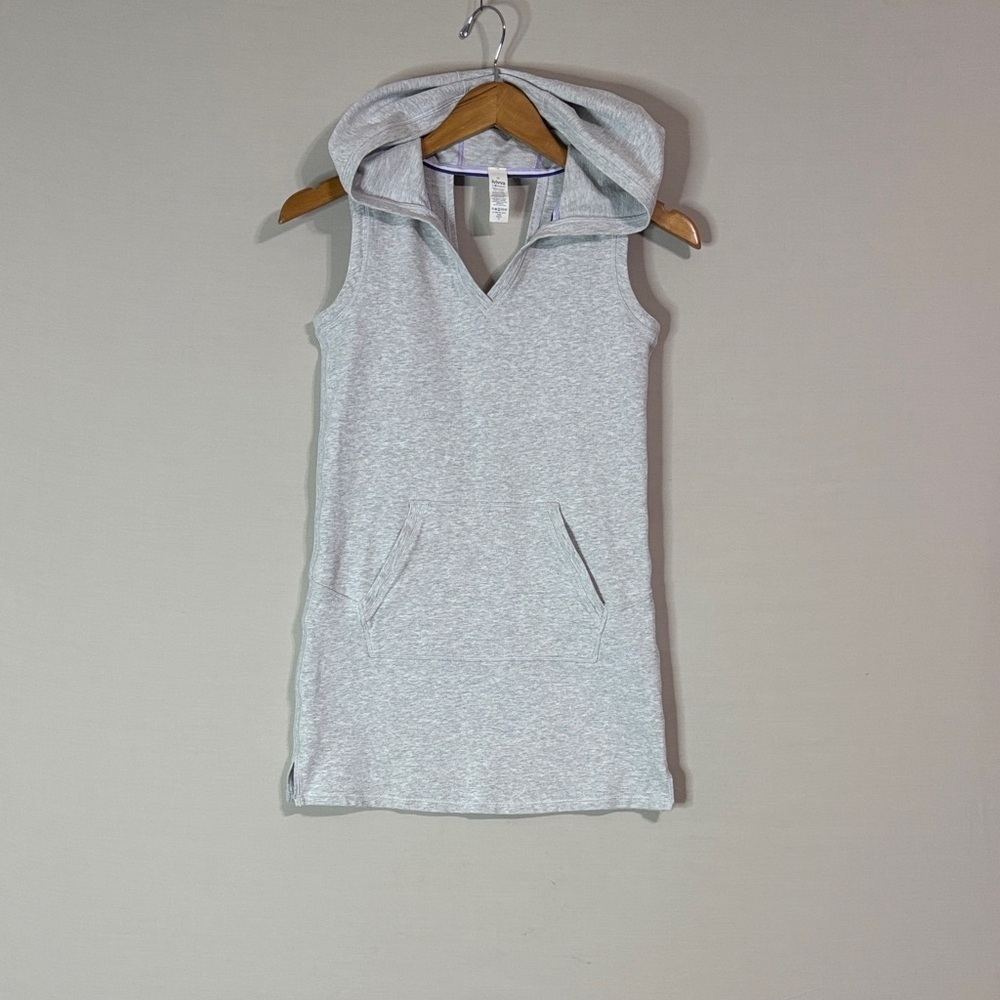 Ivivva by Lululemon Girls Sleeveless Hoodie Dress Gray Size 10